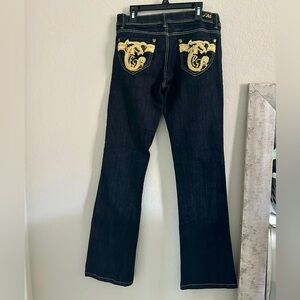 LA Idol designer dark wash jeans size 7